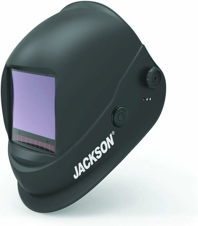 Jackson Safety TRANSLIGHT 555 + Premium Auto Darkening Helmet, Digital Control, 3.86" x 3.23" Viewing Area, 46250