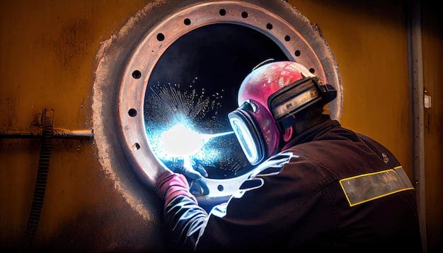 welder is repairing reinforcement plate 835197 10894 1